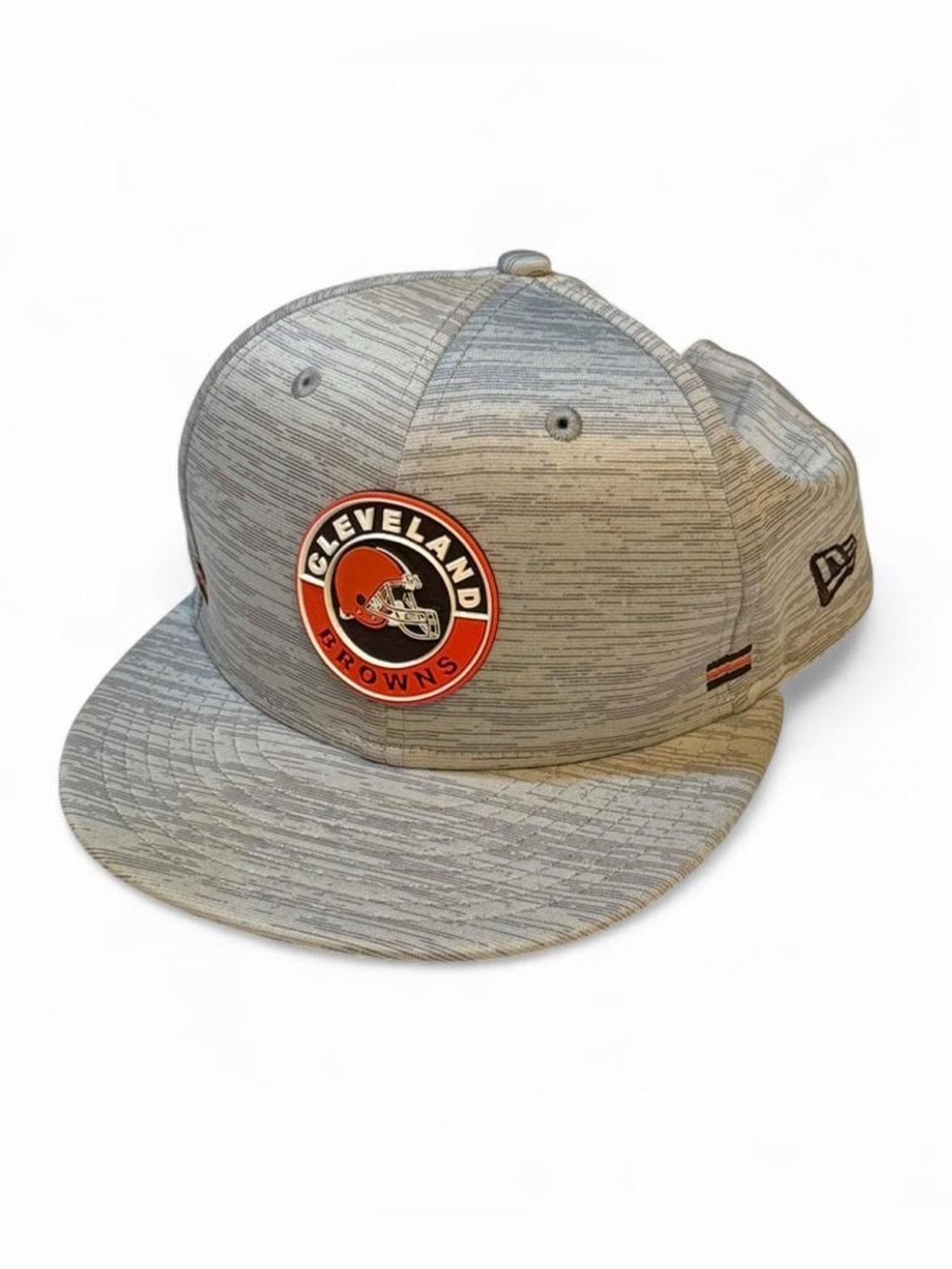 Authentic Cleveland Browns Gray Logo New Era Snapback Hat